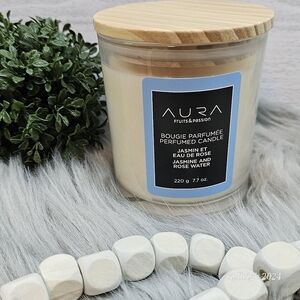 Avon Fruits And Passion Aura Single wick candle Jasmine And Rose Water